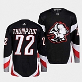 Men's Buffalo Sabres #72 Tage Thompson Black 2022-23 Stitched Jersey,baseball caps,new era cap wholesale,wholesale hats